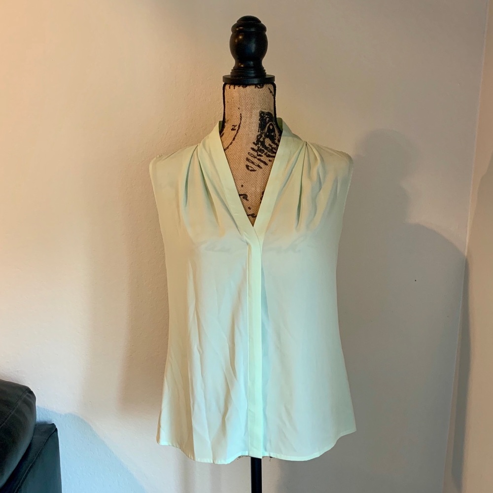Calvin Klein Sleeveless Mint Blouse